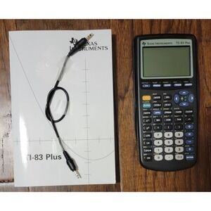 Texas Instruments Black TI-83 Plus Graphing Calculator  (83PL/OM/1L1/H